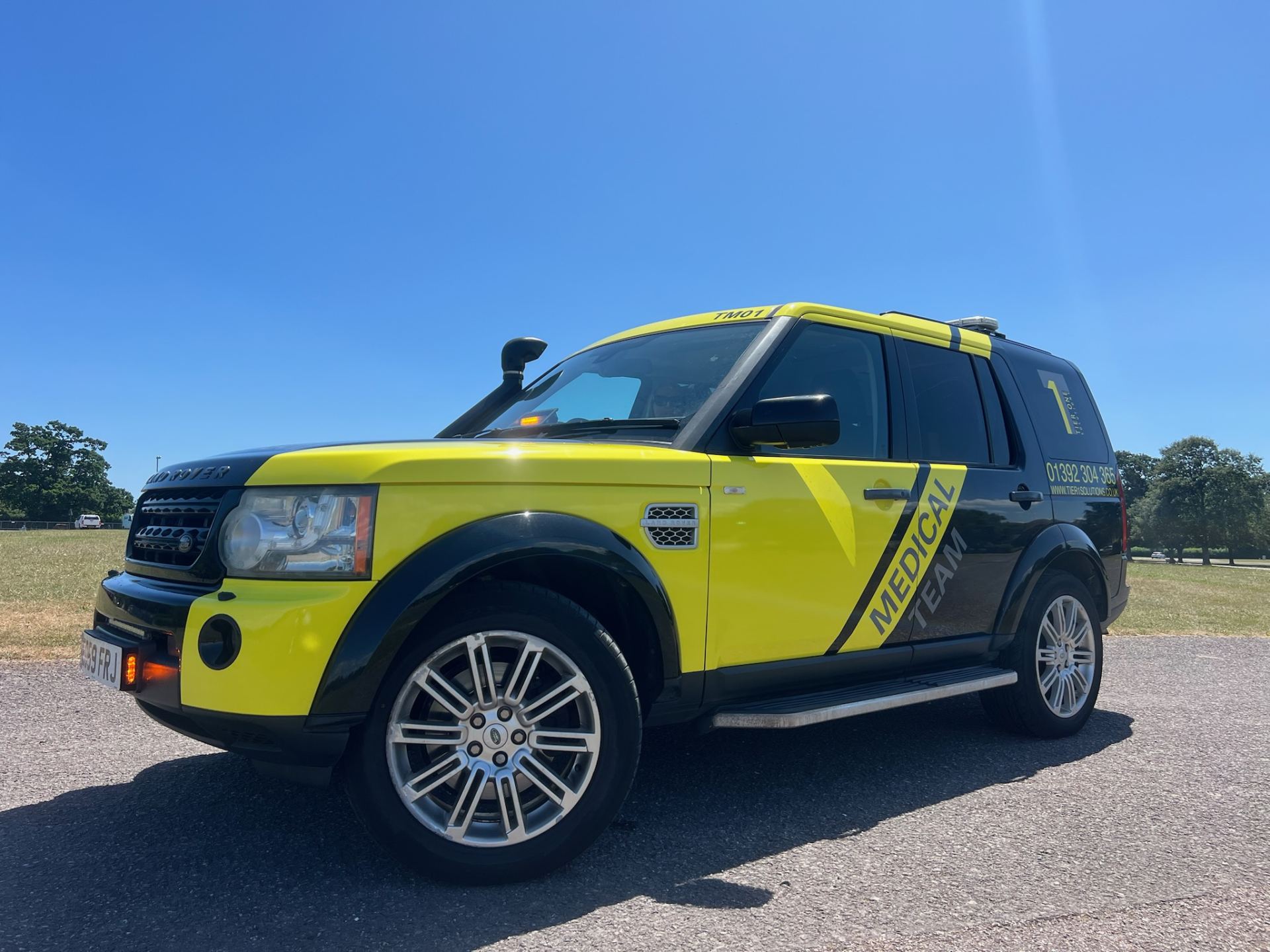 Tier 1 Solutions medical team Land Rover